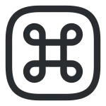 Command Square SVG Icon